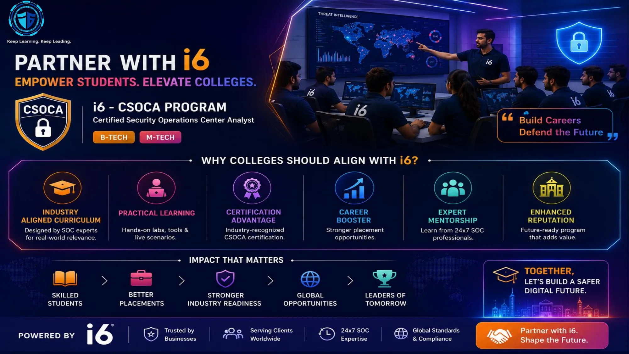 Partner with i6 — why colleges should align with the CSOCA programme